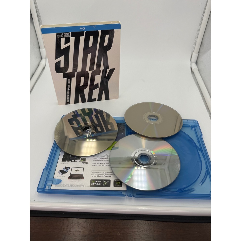Star Trek Blu-ray 2009 J.J. Abrams 3-Disc Special Edition with Slipcover - Picture 5 of 5